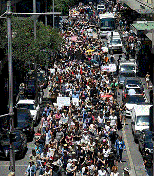 تظاهرات زنان علیه ترامپ در استرالیا و نیوزیلند تظاهرات زنان علیه ترامپ در استرالیا و نیوزیلند