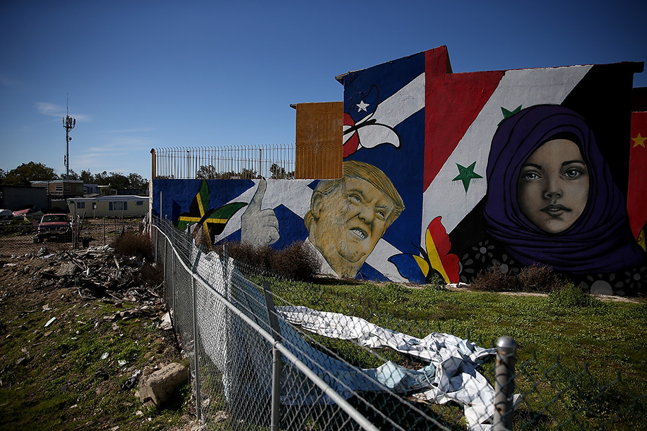 روایت تصویری هنرمندان دنیا از ترامپ