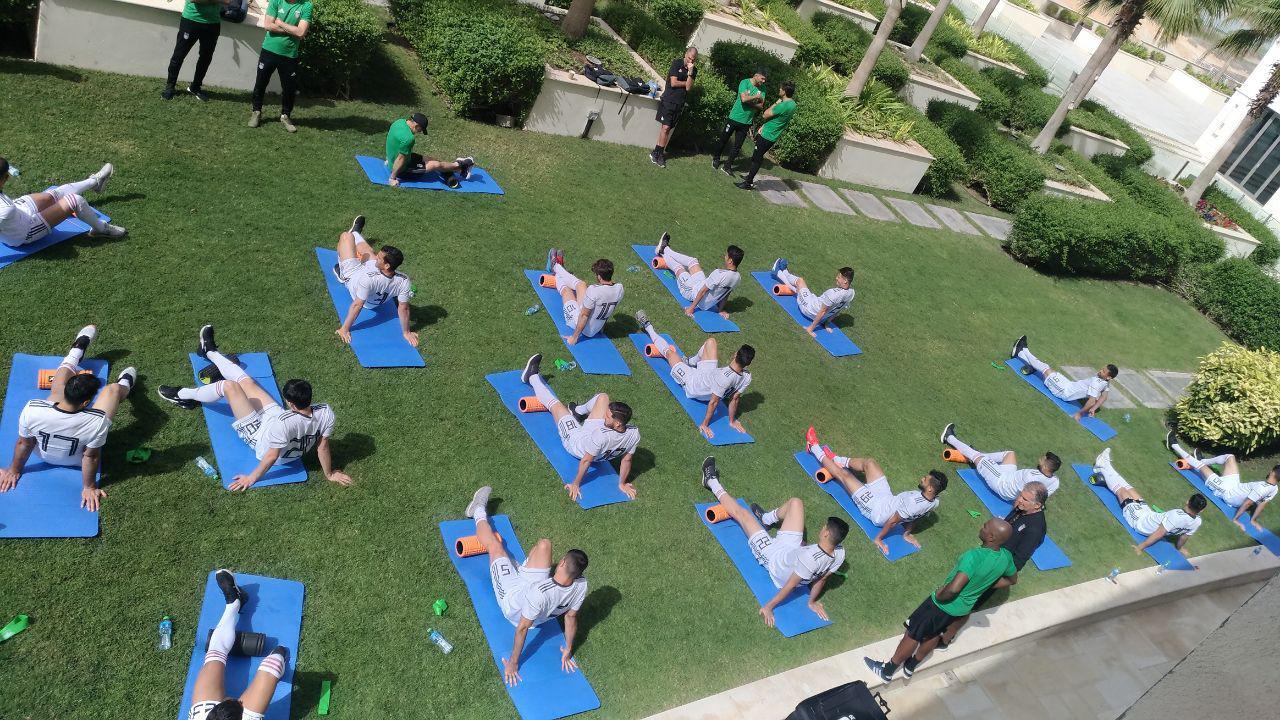 آخرین تمرین ملی پوشان فوتبال قبل از بازی با چین