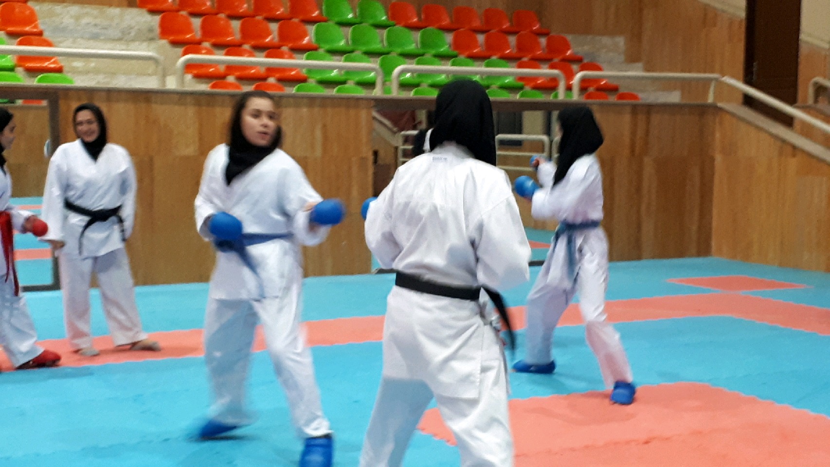 برگزاری اردوی تیم ملی کاراته نوجوانان دختر در گیلان