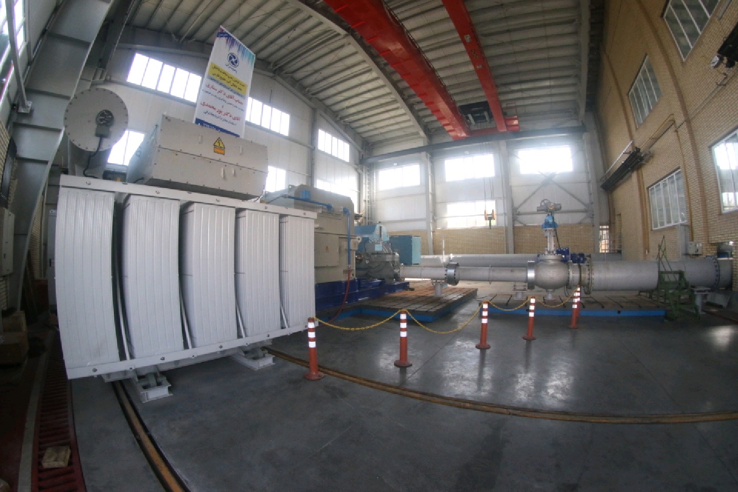 تست بزرگ‌ترین پمپ آب ساخت داخل در تبریز