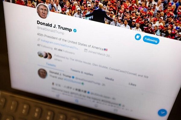 توئیتر بار دیگر پیام ترامپ را نشان‌دار کرد