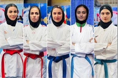 معرفی بانوان کاراته کای اعزامی به قونیه