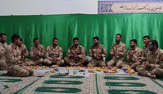 حال و هوای یکی از پادگان‌ها در لحظه تحویل سال ۱۴۰۲