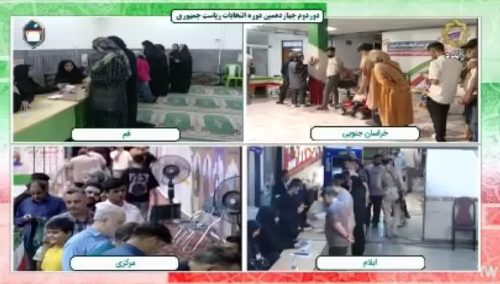 تمرکز شبکه‌های ملی بر صفوف طولانی رای در استان مرکزی
