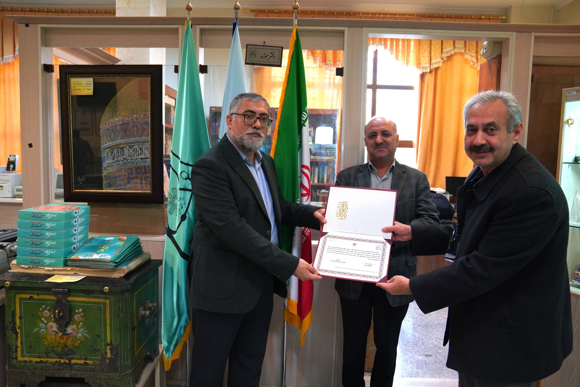 تمدید پروانه فعالیت موزه تاریخ علوم اردبیل از وزارت میراث فرهنگی تمدید پروانه فعالیت موزه تاریخ علوم اردبیل از وزارت میراث فرهنگی