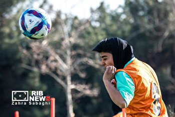 نشست خبری و تمرین تیم ملی فوتبال بانوان ایران پیش از اعزام به جام ملت‌ها