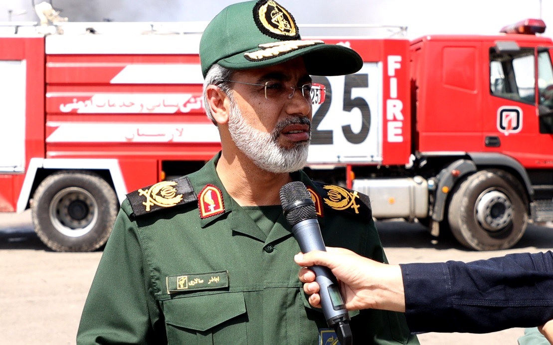 خدمت رسانی سپاه پس از حادثه در بندر شهیدرجایی خدمت رسانی سپاه پس از حادثه در بندر شهیدرجایی