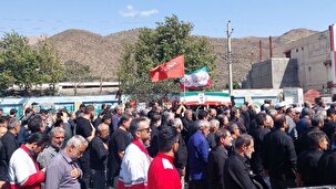 وداع با شکوه مردم شهرستان رودبار با شهید وطن