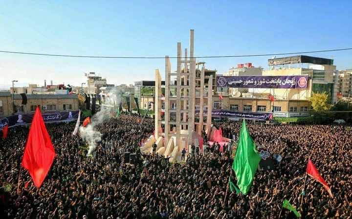 زنجان در یوم العباس: حسینیه ای به وسعت یک شهر