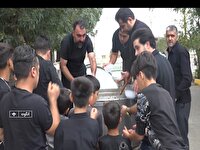 پخش احسان و نذری در خوان گسترده حسینی در استان اردبیل