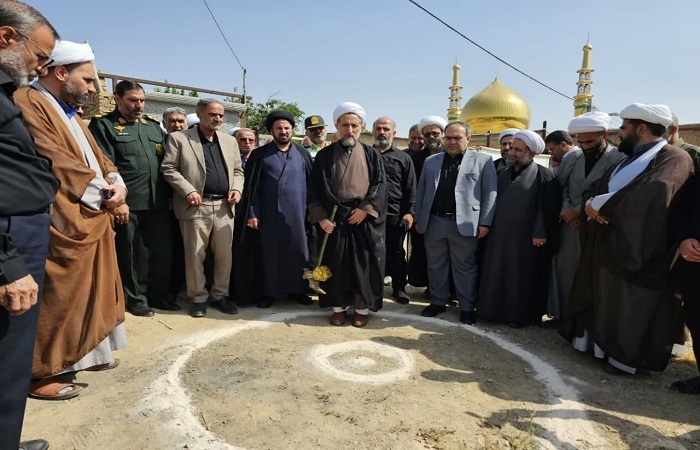 کلنگ زنی حوزه علمیه آوج