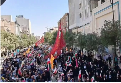  راهپیمایی مردمی جمعه‌های «خشم و نصر» ، در مشهد مقس