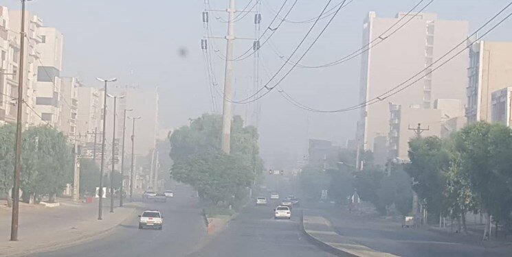 آلودگی هوا در 10 شهر خوزستان /اهواز و خرمشهر در وضعیت قرمز