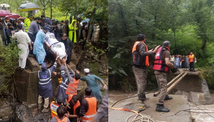 سیل و رانش زمین در پاکستان ۶۱ قربانی گرفت سیل و رانش زمین در پاکستان ۶۱ قربانی گرفت