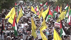 حمایت مردم قم از مظلومان غزه