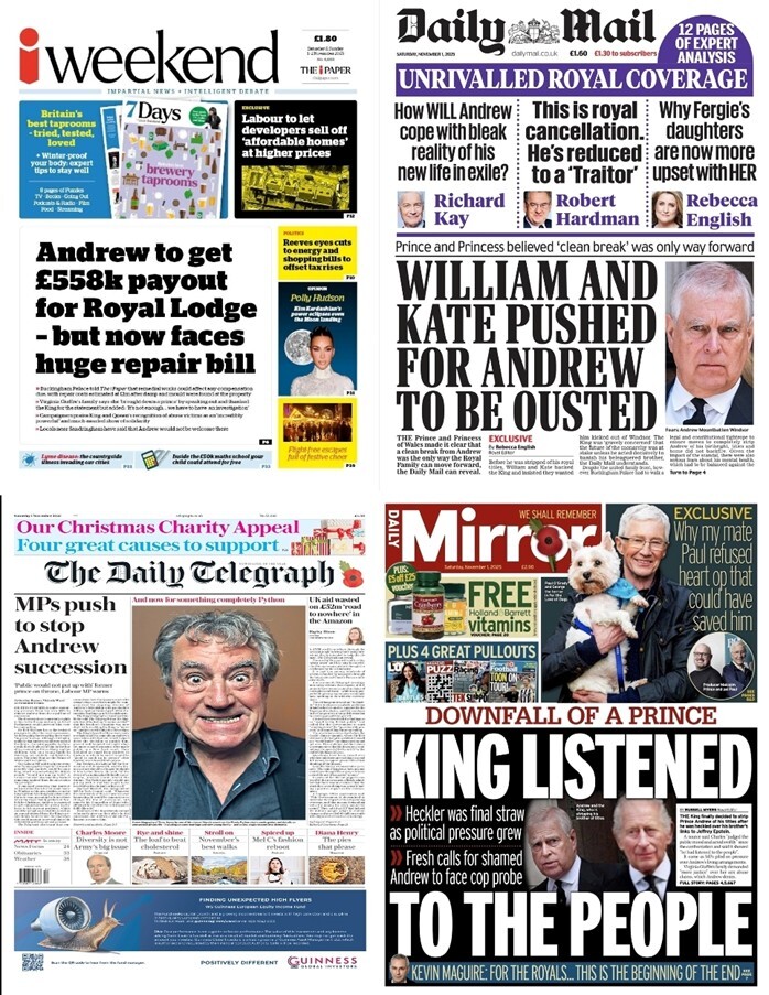 مهمترین عناوین روزنامه‌های جهان ۱۰ آبان ۱۴۰۴