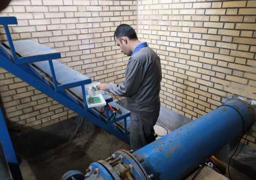 نصب فلومتر در ورودی و خروجی مخازن آب سردشت
