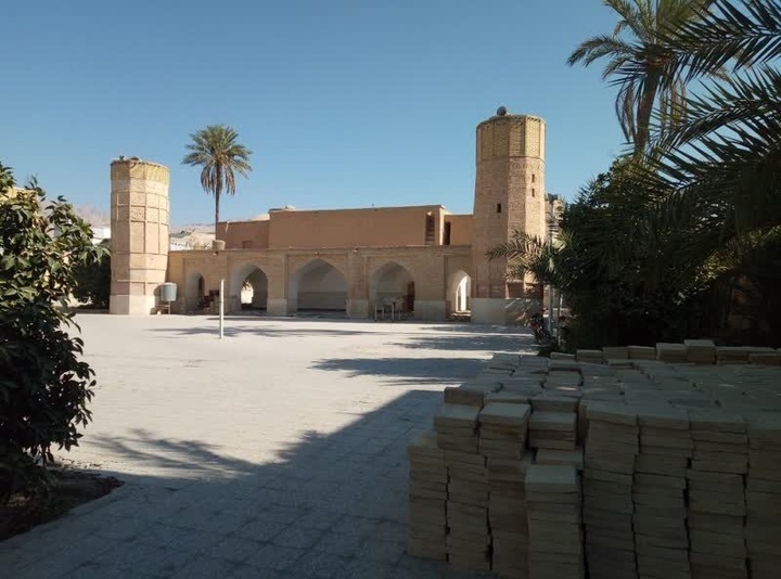 مرمت مسجد تاریخی داراب آغاز شد