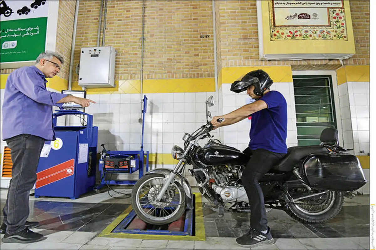 معاینه فنی هشت هزار موتورسیکلت در اصفهان