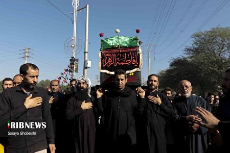 عزاداران خوزستانی‌ در مشایه فاطمی کوت‌عبدالله